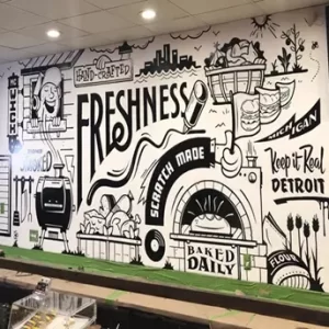 Large format paper print